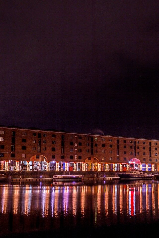 Tate Liverpool contemporary art gallery at Albert Dock.